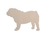 English Bulldog Wooden Dog Wall Art - Gift for Pet Lover