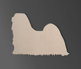 Wooden Dog Silhouette Cutout - Lhasa Apso - Gift for Pet Lovers