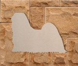 Wooden Dog Silhouette Cutout - Lhasa Apso - Gift for Pet Lovers