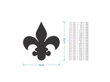 Wooden Fleur De Lis Cutout | Wall Art | Home Decor