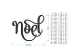 Noel Wall Decor Word | Home Decor | Available in Various Sizes