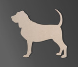 Wooden Bloodhound Wall Art | Dog Silhouette Cutout | Gift for Pet Lover