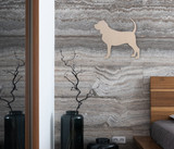 Wooden Bloodhound Wall Art | Dog Silhouette Cutout | Gift for Pet Lover