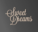 Sweet Dreams Wooden Cutout | Wall Art | Home Decor