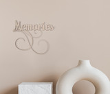 MEMORIES Wall Decor Word | Home Decor | Various Sizes