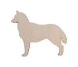Wooden Siberian Husky Wall Art | Dog Silhouette Cutout | Gift for Pet Lover