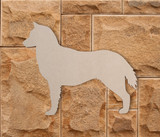 Wooden Siberian Husky Wall Art | Dog Silhouette Cutout | Gift for Pet Lover
