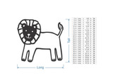 Wooden Cartoon Lion Cutout | Wall Art | Home Decor