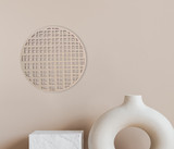 Wooden Hatch Round Lace Cutout | Wall Art | Home Decor