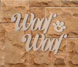 Woof Woof Wall Words | Gift for Dog Lovers | DIY Birthday Gift | Home Decor
