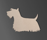 Wooden Scottish Terrier Wall Art | Dog Silhouette Cutout | Gift for Pet Lover