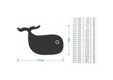 Wooden Whale Wall Art | Stork Shape | Home Decor
