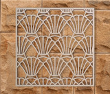 Wooden Sea Shell Beach Theme Lattice - Mandala Wall Art for Home