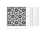 Wooden Flower Panel Lattice - Mandala Wall Art for Home Decor