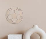 Soccer Cutout Silhouette - Sports Decor, Soccer Ball, Home Decor