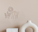 Wooden Flower Cutouts (7 Pack) - Home Decor, Wedding Decor
