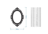 Wooden Oval Frame - Cutout, Decorative Frame, Home Decor