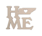 Wooden Tennessee Home State Cutout - Wall Art, Home Decor