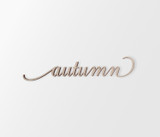 "Autumn" Word Cutout - Cutout, Home Decor