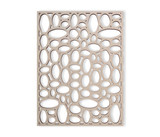 Wooden Abstract Oval Lattice Panel - Wall Art, Home Decor, Wall Hanging