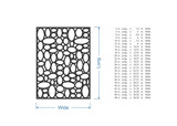 Wooden Abstract Oval Lattice Panel - Wall Art, Home Decor, Wall Hanging