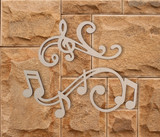 Wooden Musical Notes Shape - Music Room Decor, Wall Art, Home Decor