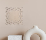 Square Doily Lace Wooden Shape - Cutout, Wall Art, Home Decor