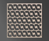 Grecian Rope Pattern Wooden Cutout - Wall Art, Home Decor