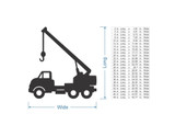 onstruction Crane Cutout - Boys Wall Decor, Wooden Wall Art