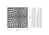 Twist Lattice Wooden Shape Overlay - Cutout, Wall Art, Home Decor