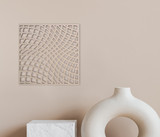 Twist Lattice Wooden Shape Overlay - Cutout, Wall Art, Home Decor