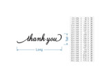 "Thank You" Wall Art Word Cutout - Home Decor