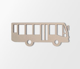 City Bus Wooden Shape - Cutout, Wall Art, Home Decor