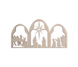 Wooden Nativity Set - Tri-Fold Manger Scene - Perfect Christmas Gift