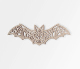 Wooden Tribal Bat Shape - Cutout, Wall Art, Home Decor