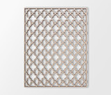 Wooden Aztec Fretwork Panel - Mandala Wall Art for Home Decor