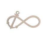 Wooden Sign "Infinity Anchor" - Wooden Cutout, Wall Art
