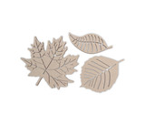 Wooden Leaf Group (Set of 3) - Cutout, Home Decor