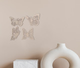 Wooden Butterflies (Set of 4) - Fun DIY Decor for Little Girl's Room