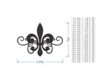 Wooden Fleur de Lis - Cutout, Wall Art, Home Decor