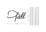 Fall Word Wall Decor - Cutout, Home Decor, Unfinished