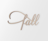 Fall Word Wall Decor - Cutout, Home Decor, Unfinished