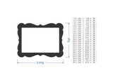 Wooden Rectangle Frame - Cutout, Home Decor