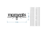 Moments Wall Decor Word - Cutout, Home Decor