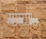 Wooden School Bus Cutout - Wall Art, Home Decor
