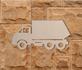 Garbage Truck Wall Decor - Trash Truck Boys Wall Hanging