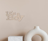 Gender Reveal Word Art - "It's a Boy" Cutout, Home Decor