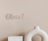 Personalized Cheerleader Name Sign - Wooden Cutout