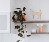 Wooden Dog Wall Art Silhouette Cutout - Utonagan - Gift for Pet Lover