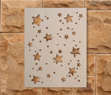 Wooden Shape Stars Pattern Cutout - Wall Art, Home Decor